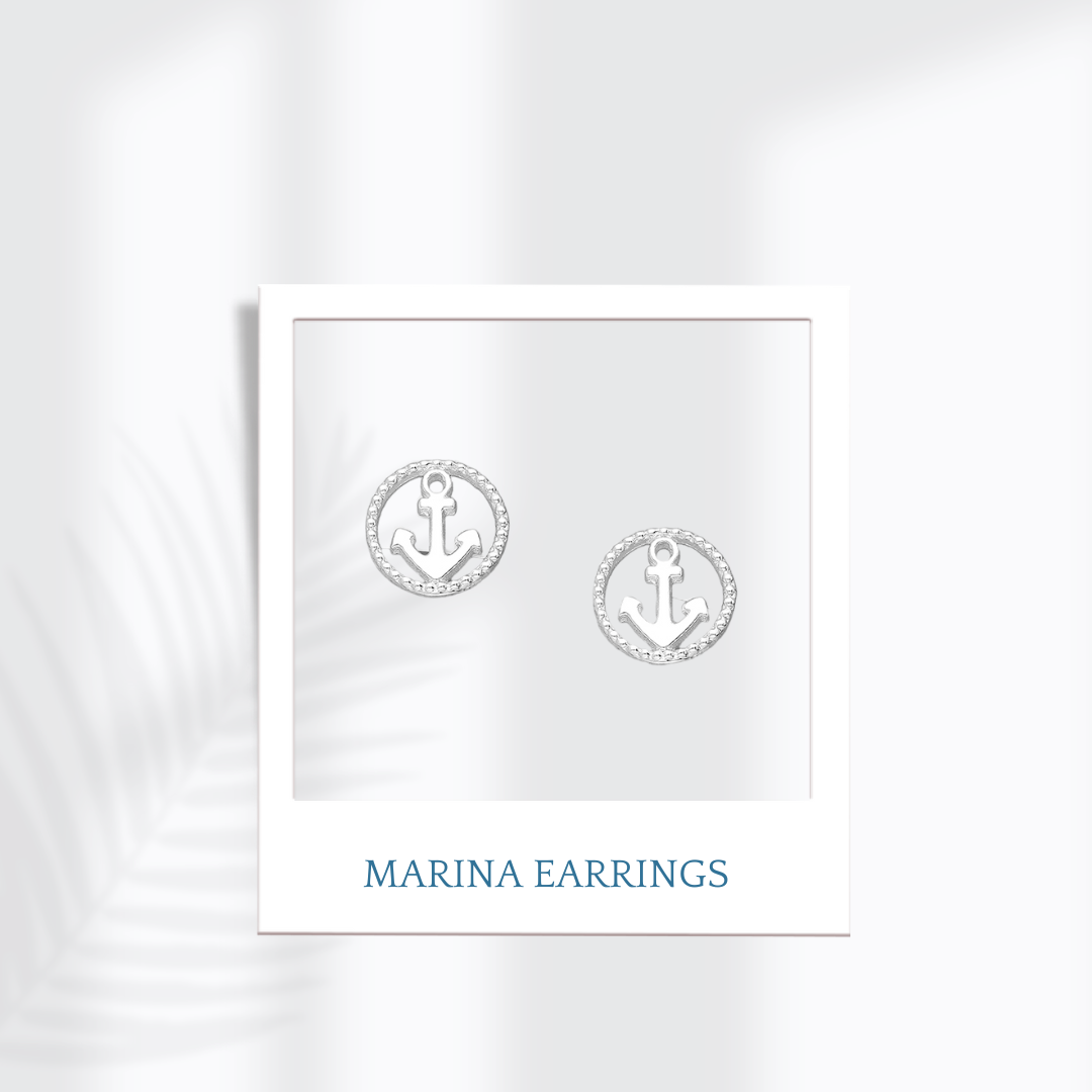 Sterling Silver Marina Earrings
