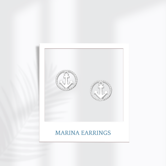 Sterling Silver Marina Earrings