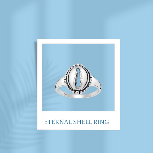 Sterling Silver Eternal Shell Ring