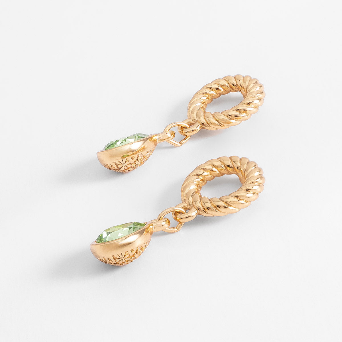 Marbella Teardrop Green Earrings