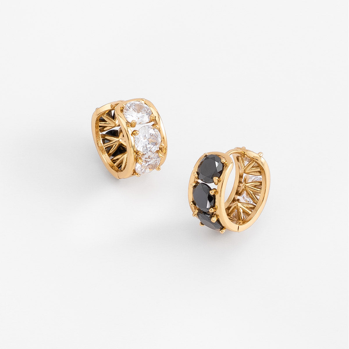 Luxury Dual Hoops Earrings