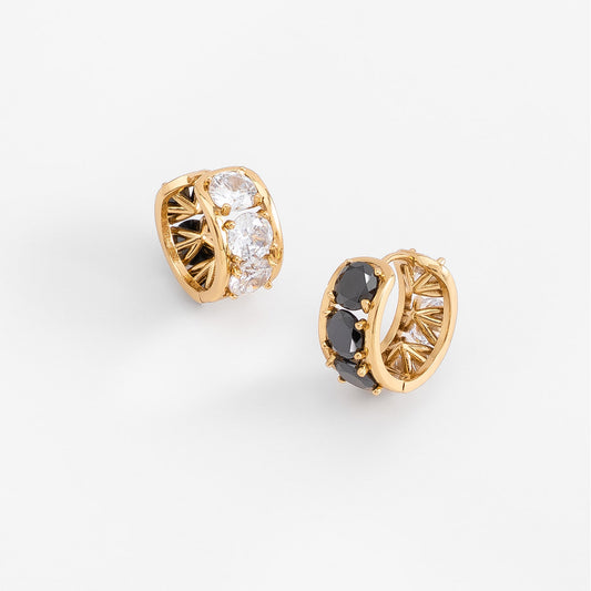Luxury Dual Hoops Earrings