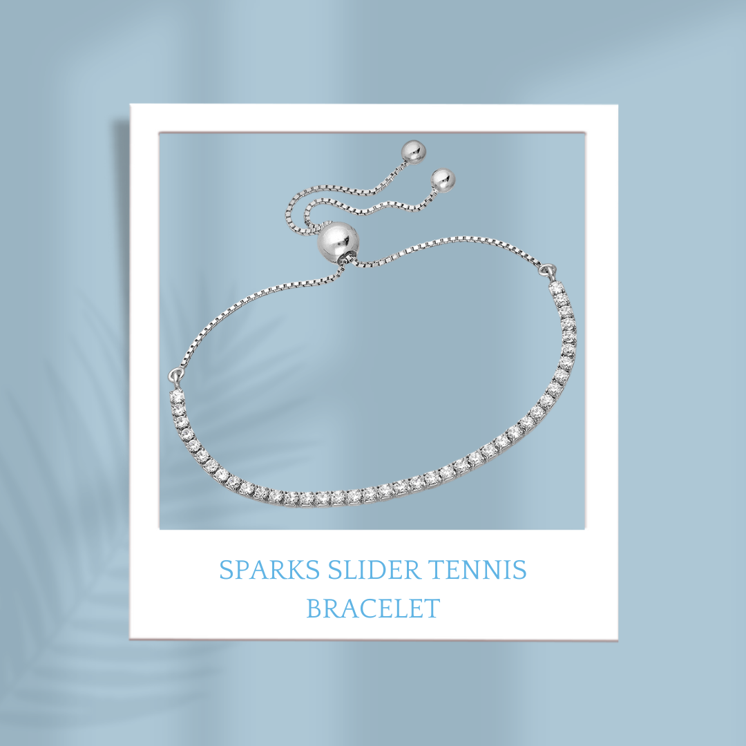 Sterling Silver Sparks Tennis Bracelet