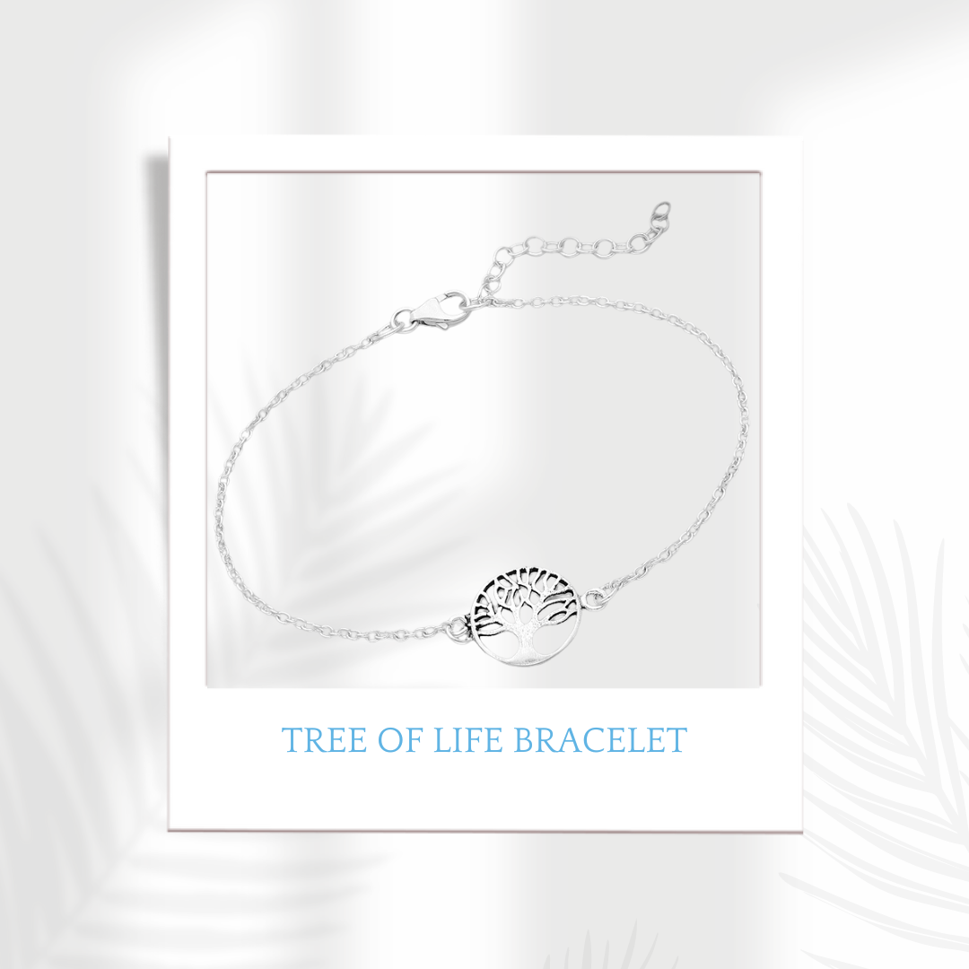 Sterling Silver Tree Of Life Bracelet
