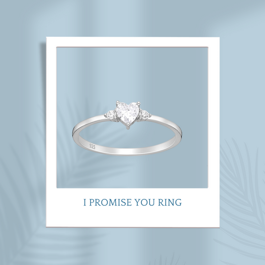 Sterling Silver I Promise You Ring