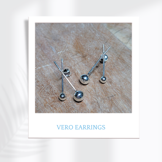 Sterling Silver Vero Earrings