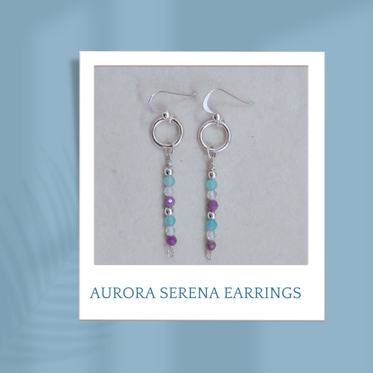 Sterling Silver Aurora Serena Earrings