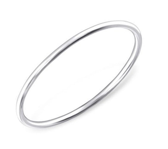 Sterling Silver Simple Band Ring