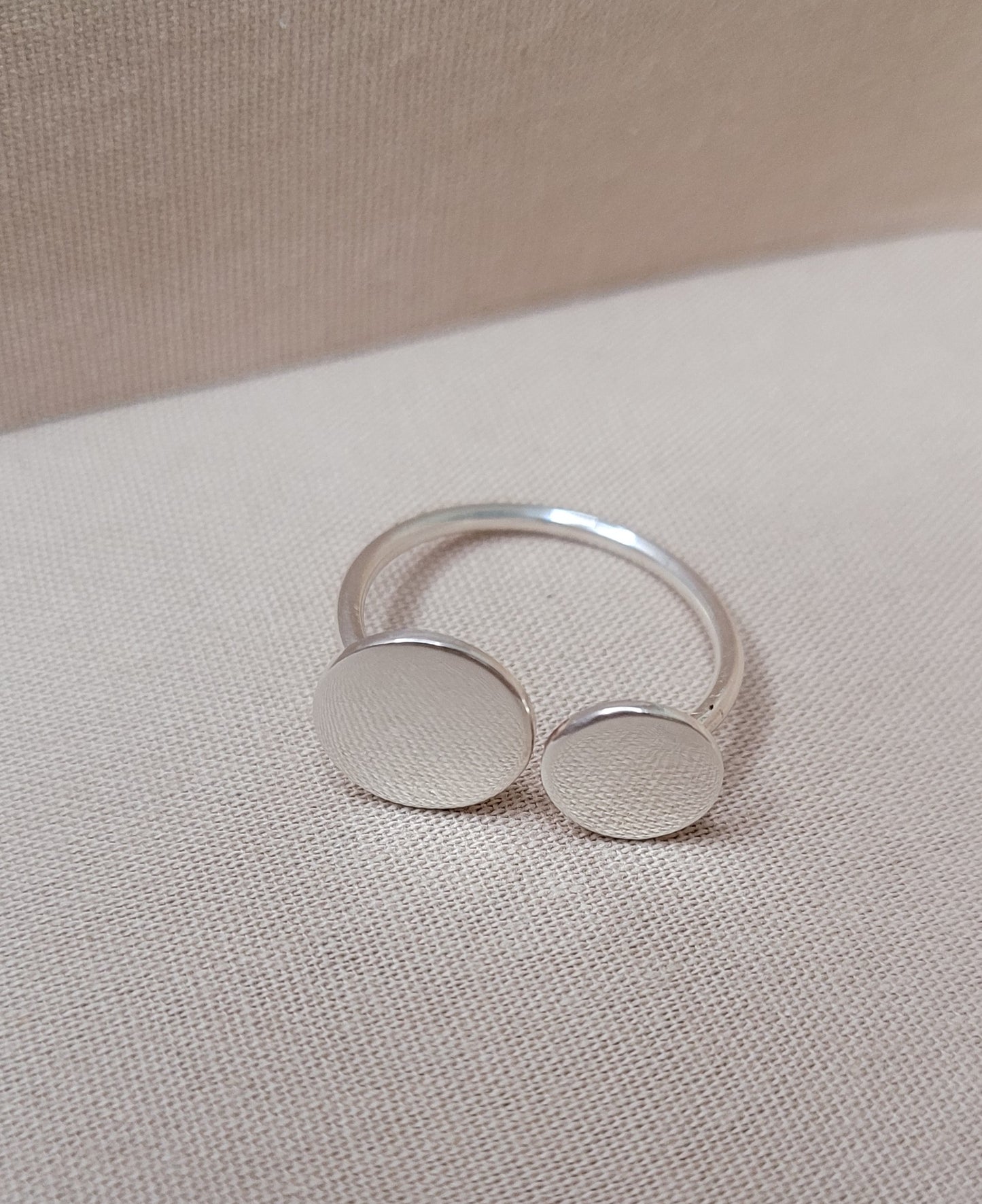 Two Space Plates Ring