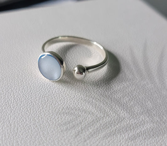 Perlada Azul Ring