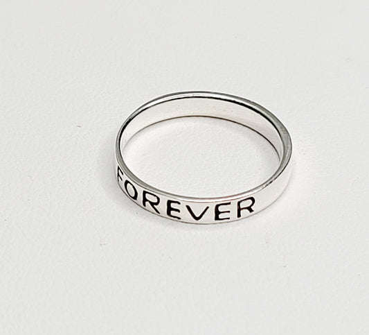 Sterling Silver Forever Friends Ring