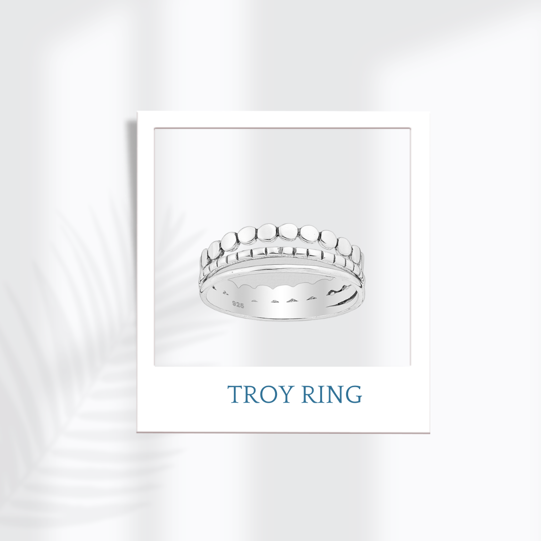 Sterling Silver Troy Ring