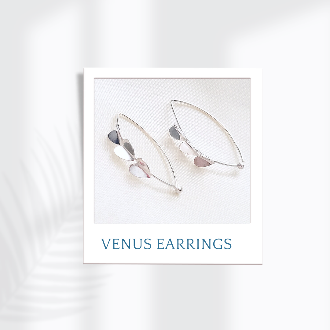 Sterling Silver Venus Earrings