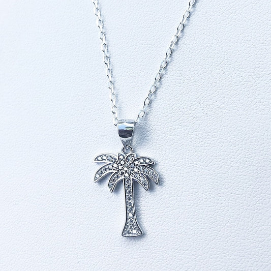 Palm Tropical Tree Necklace