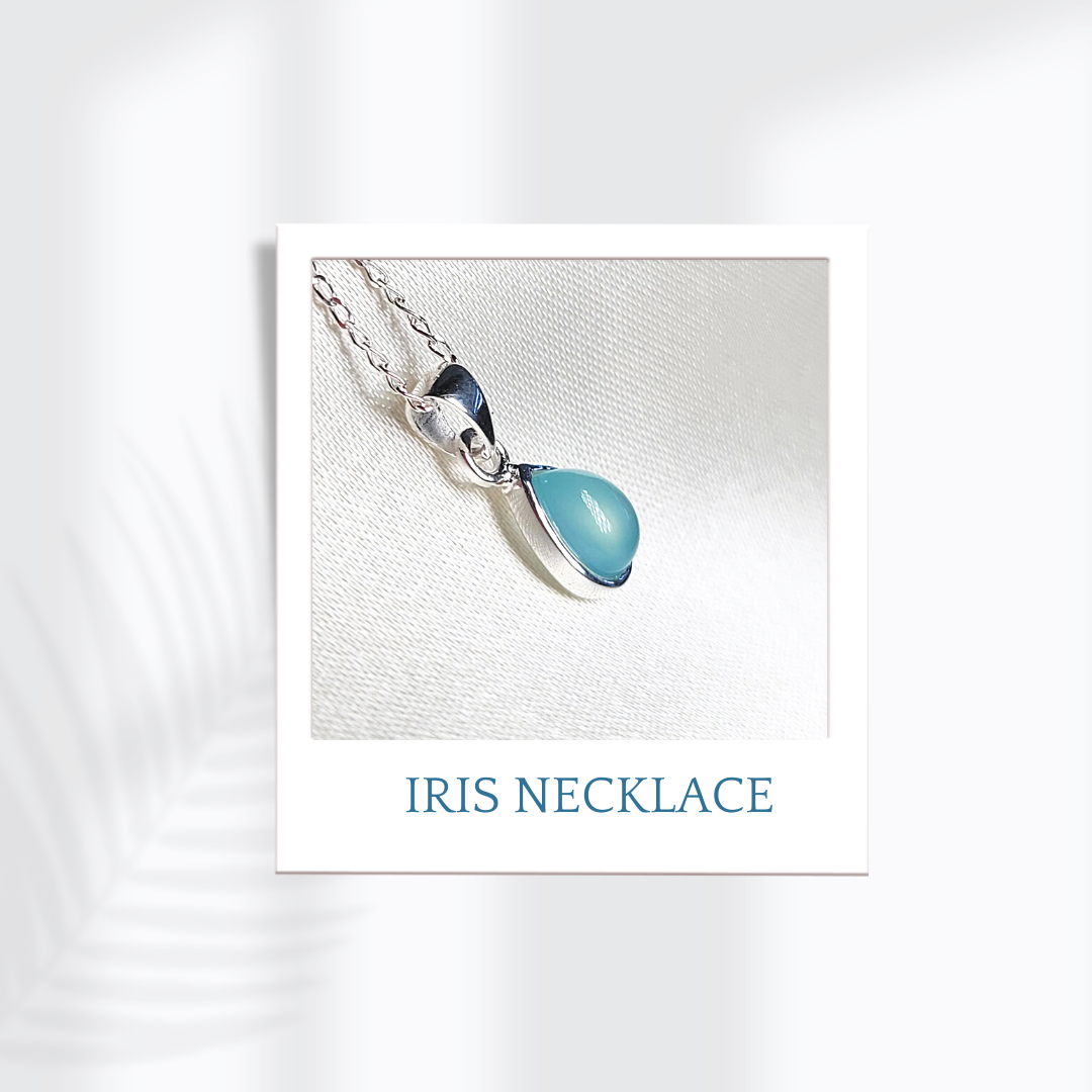 Sterling Silver Iris Necklace