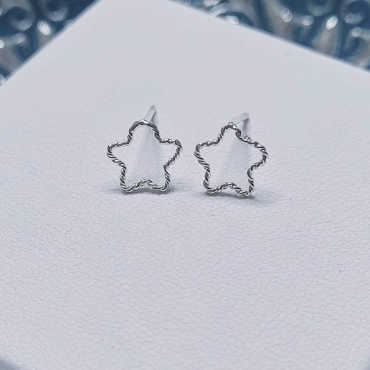 Twist Star Earrings