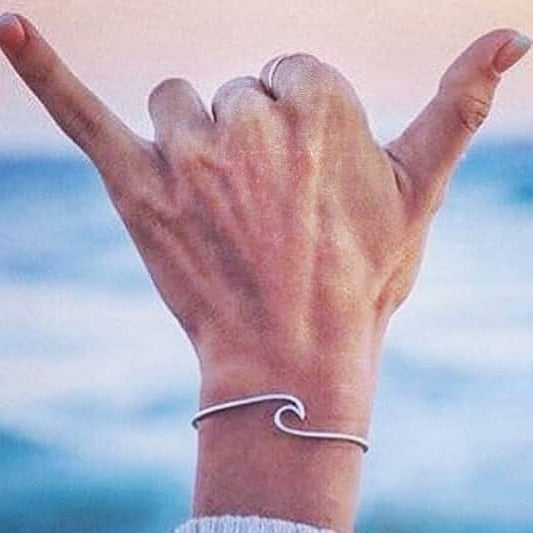 Sterling Silver Wave Cuff