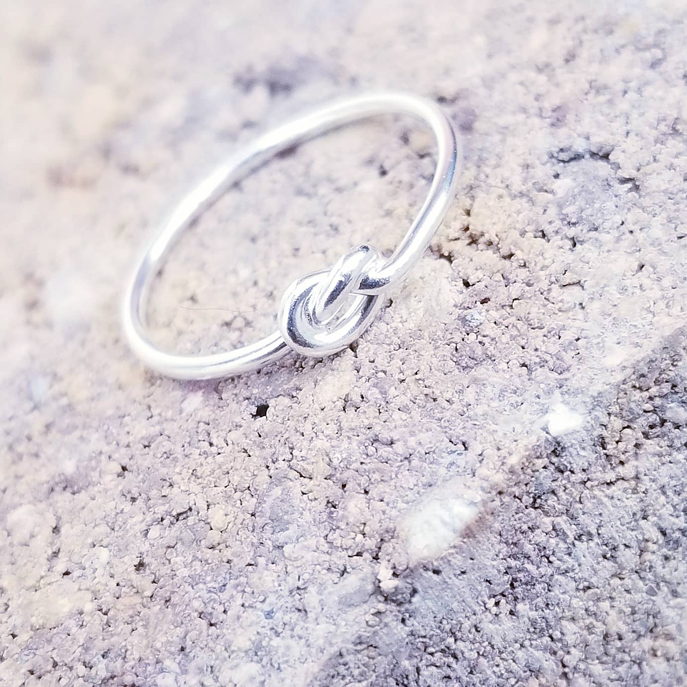 Sterling Silver Forever Knot Ring