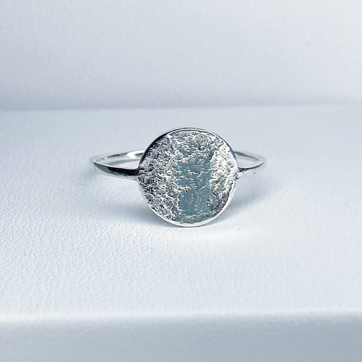 Sterling Silver New Moon Ring