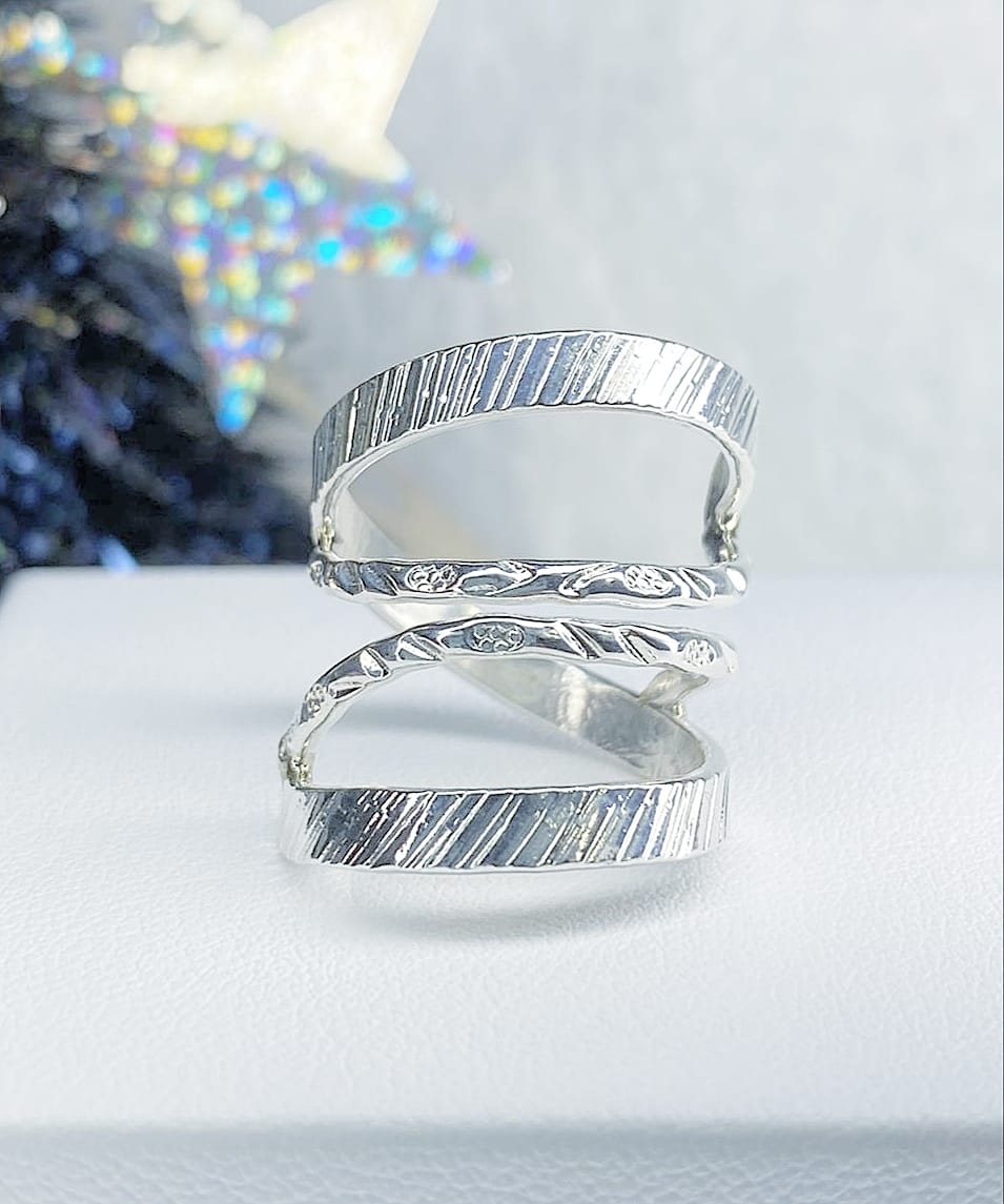 Sterling Silver Valki Ring