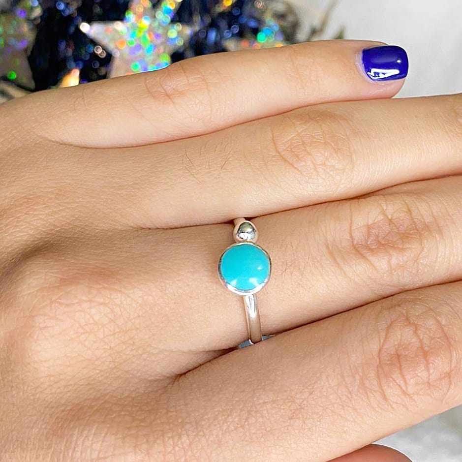 Sweet Turquoise Cuff Ring