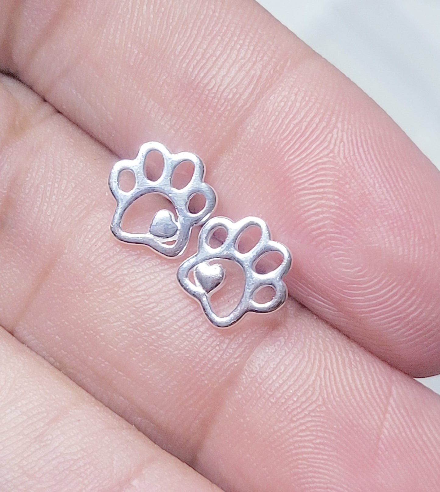 Paw with Love Earrings
