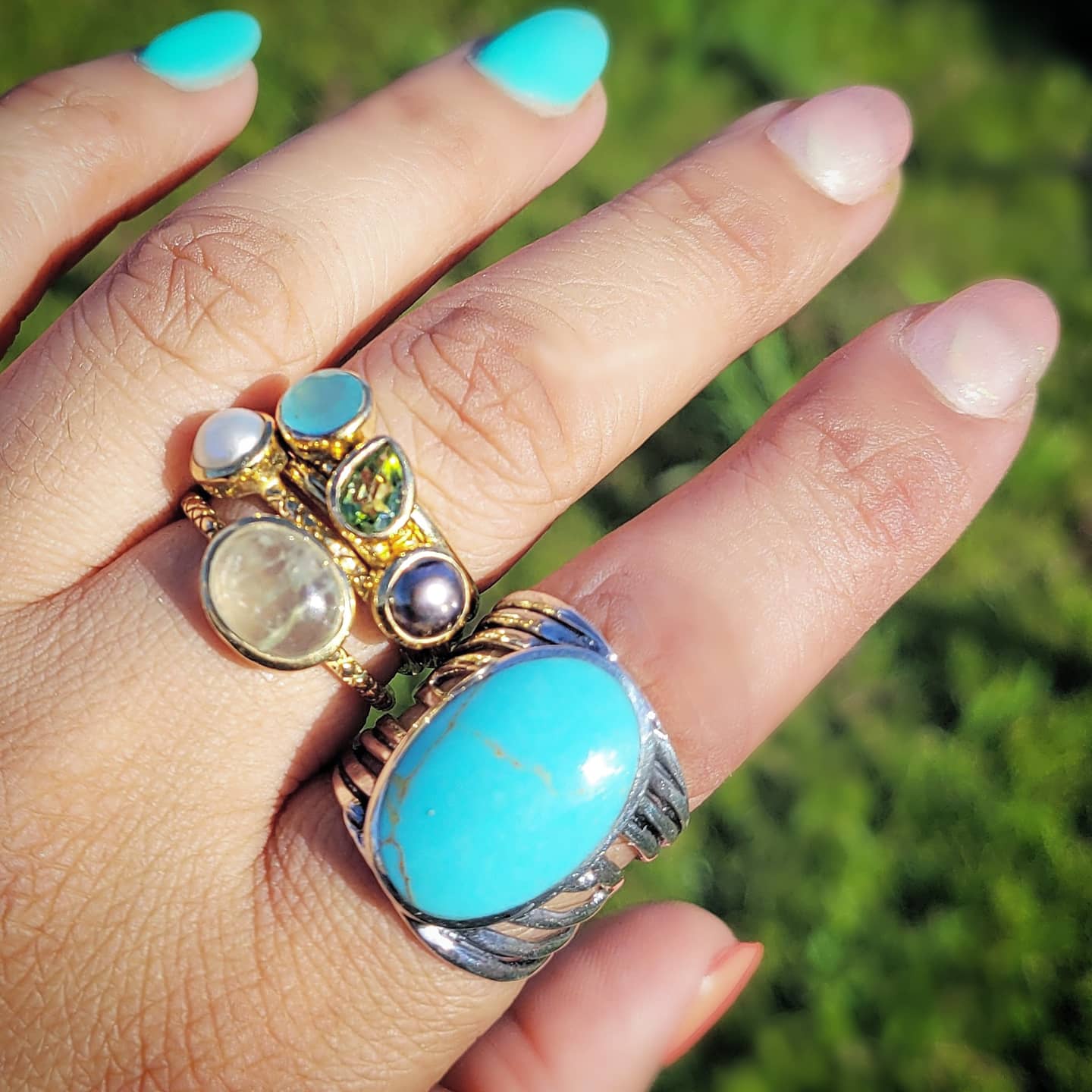 Sterling Silver Rome Turquoise Ring