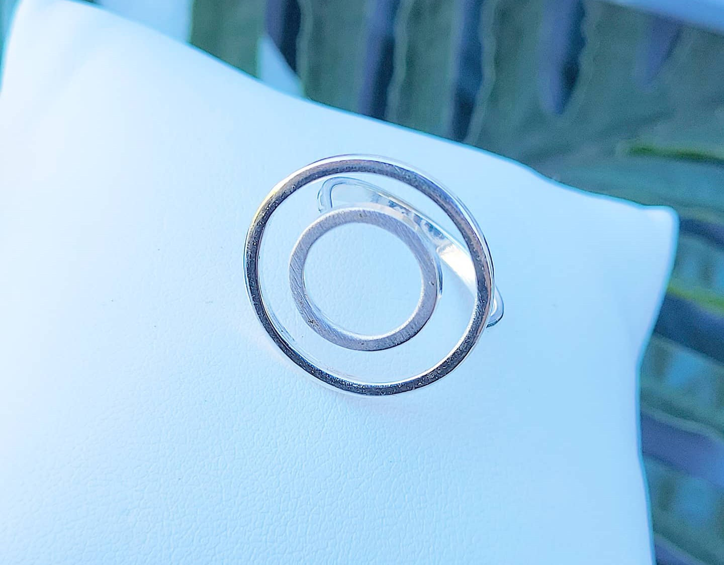 Sterling Silver Órbita Ring