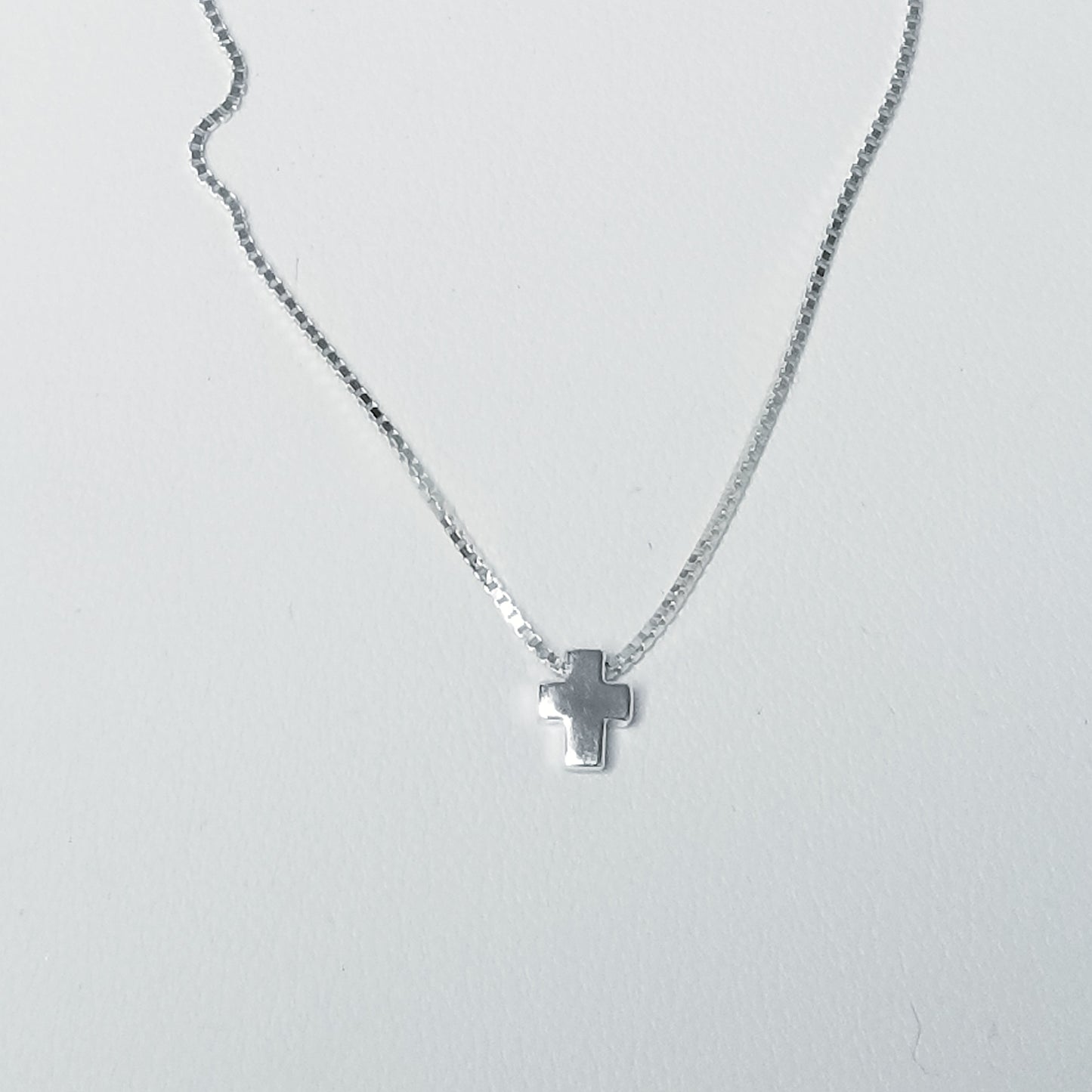 Sterlimg Silver Tiny Cross Necklace