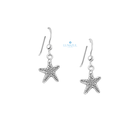 Sterling Silver Sweet Seastar Earrings
