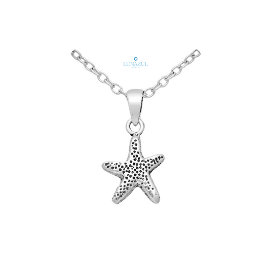 Sterling Silver Sweet Seastar Necklace
