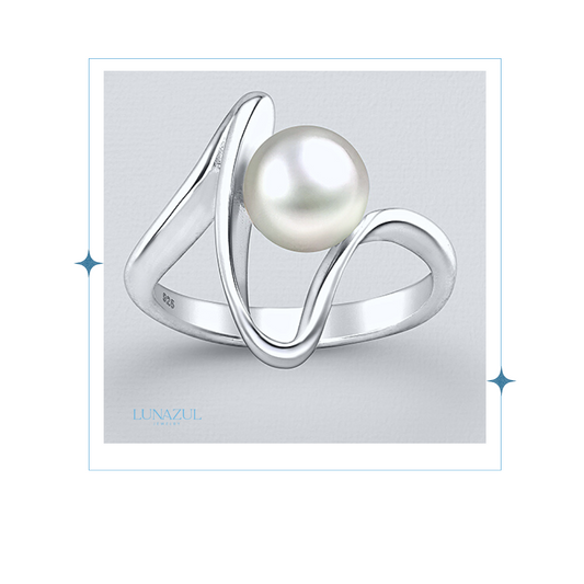 Sterling Silver Reborn Fresh Water Pearl Ring